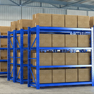 Système de rack d'entrepôt réglable à usage moyen et lourd Supports d'empilage sélectifs Rayonnage de palettes pour dalles multicouches - Product Image 1