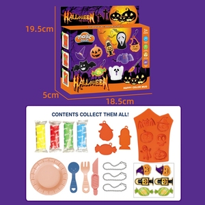 TOMMABO Halloween <span class=keywords><strong>maison</strong></span> Slime ensemble bricolage à la main pâte à <span class=keywords><strong>modeler</strong></span> Kit cadeaux pour enfants filles garçons - Product Image 5