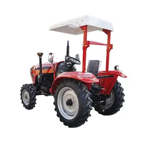 Red eye-catching small high-efficiency tractor The maintenance of intelligent control is simple