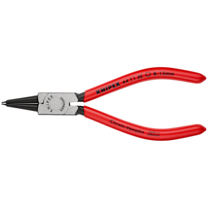 KNIPEX 44 11 J0 Circlip <b>pliers</b> for internal circlips with atramentized synthetic resin coated holes - Product Image 1