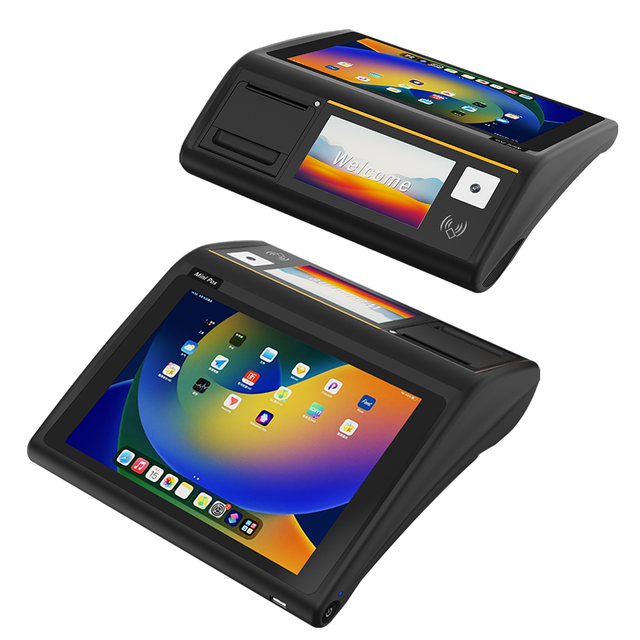 D3-Mini Smart Desktop Terminal Compact Android POS Cash Register with Barcode Scanner Thermal Printer NFC SDK Google Play