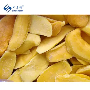 Sinocharm BRC A Certified Factory IQF Fresh Mango Pulp Slices Wholesaler Price 10kg Bulk Frozen Mango