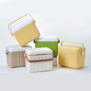 PoeticExist Mini Ice Cooler <b>Box</b> 6L with Insulation Stylish Ice <b>Box</b> Cooler with <b>Storage</b> SolutionsPortable for Outdoor Activities - Product Image 5