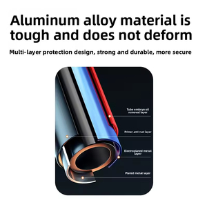 Aluminum Alloy Trekking Pole Telescoping Hiking Climbing Staff Outdoor Camping Mountaineering <b>Walking</b> <b>Stick</b> Drop-Resistant - Product Image 6