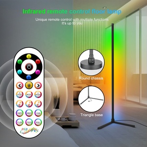 Beiyang — lampe <span class=keywords><strong>LED</strong></span> RGB au design nordique moderne avec télécommande, lumière avec dents bleues, luminaire décoratif d'intérieur, idéal pour un <span class=keywords><strong>salon</strong></span>, 140cm - Product Image 6