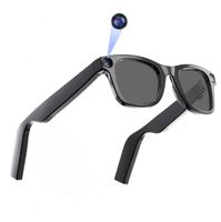 Gafas Inteligentes A2 M-E-T-A con Cámara de 8MP, Transferencia WIFI, Control por Gestos, ChatGPT, para Hombre y Mujer, Gafas Inteligentes con IA para Exteriores