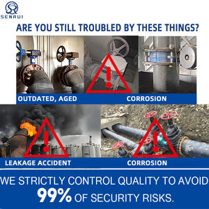 שסתום אל-חזור מסוג כרית פרפר 8 אינץ' 14 אינץ' Dn350 מפלדת אל-חלד, 3 כיוונים, 38 מ\\\"מ, גוף פלדת אל-חלד 304, סוג 8 אינץ' עם חיבור מהדק - Product Image 3