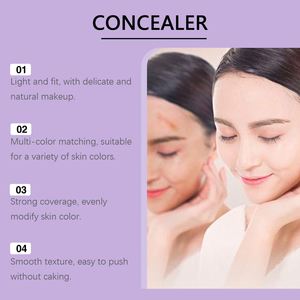 Zephoco Chất Lượng Cao Hot Bán Đa Màu Sắc Hydrate Ánh Sáng Và Lâu Dài Kem Che Khuyết Điểm Sáng Và Kem Che Khuyết Điểm Bột - Product Image 3