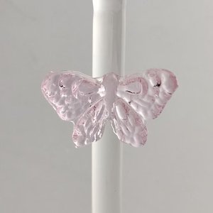 Venta al por mayor de copas de <span class=keywords><strong>vino</strong></span> de cóctel de lujo hechas a mano personalizadas encantadoras diseño de mariposa rosa para bebidas hoteles o regalos - Product Image 6
