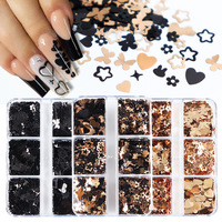 TSZS paillettes saint valentin ongles paillettes 3D holographique Nail Art paillettes Saint Valentin conception coeur rouge ongles paillettes