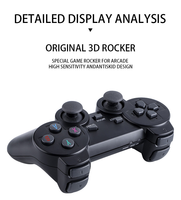Lecteur de jeu vidéo domestique contrôleur double sans fil PSP arcade bâton de jeu portable M8 console de jeu