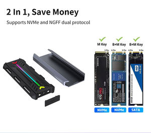 TISHRIC Chuangzhenlong S12 Kaydırmalı Fener M.<span class=keywords><strong>2</strong></span> Çift Protokollü Sabit Disk Kutusu - Product Image 4