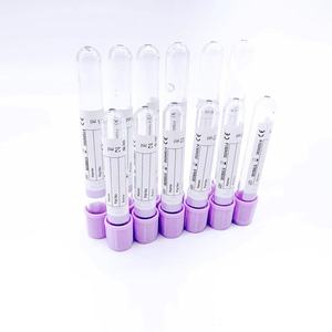 <span class=keywords><strong>Tube</strong></span> de prélèvement sanguin sous vide en verre/PET pour laboratoire médical, bouchon violet, certifié CE K2/K3 - Product Image 4