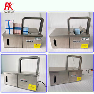 Straper en plastique de cerclage automatique d'équipement de cerclage pour des industries chimiques de boisson d'aliment-nouvelle utilisation de <span class=keywords><strong>restaurant</strong></span> au détail de condition - Product Image 6