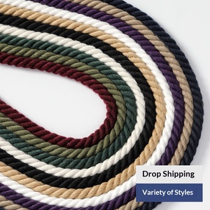 Cordones de poliéster y cáñamo de tres hebras Force One, gruesos, con lazo de mariposa, Black Warrior <span class=keywords><strong>Dunk</strong></span>, negro, blanco, beige, 7MM - Product Image 3