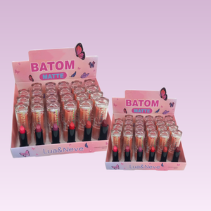 Cartón Corrugado Diseño Libre Impresión Personalizada Esmalte de Uñas Lápiz Labial Cosmético Tienda de Maquillaje Mostrador de Perfume Caja de Exhibición - Product Image 1