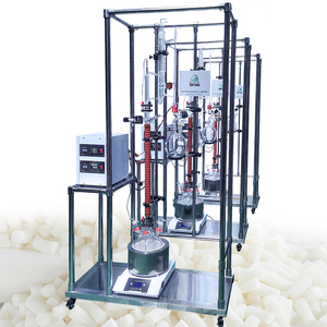 Torre de destilación esférica de vidrio de borosilicato de 1L con motor de CC eléctrico sin escobillas, agitación magnética de alta productividad - Product Image 6