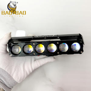 BAOBAO 6 yeux DC12V aluminium Mini systèmes d'éclairage de conduite blanc jaune <span class=keywords><strong>LED</strong></span> phares antibrouillard <span class=keywords><strong>ampoule</strong></span> pour vélo <span class=keywords><strong>moto</strong></span> - Product Image 5