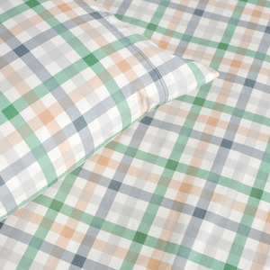 Sang trọng 180tc tre Khăn trải giường và quá khổ Quilt Cover Set <span class=keywords><strong>Checker</strong></span> in bộ đồ giường đơn đặ<span class=keywords><strong>t</strong></span> - Product Image 4