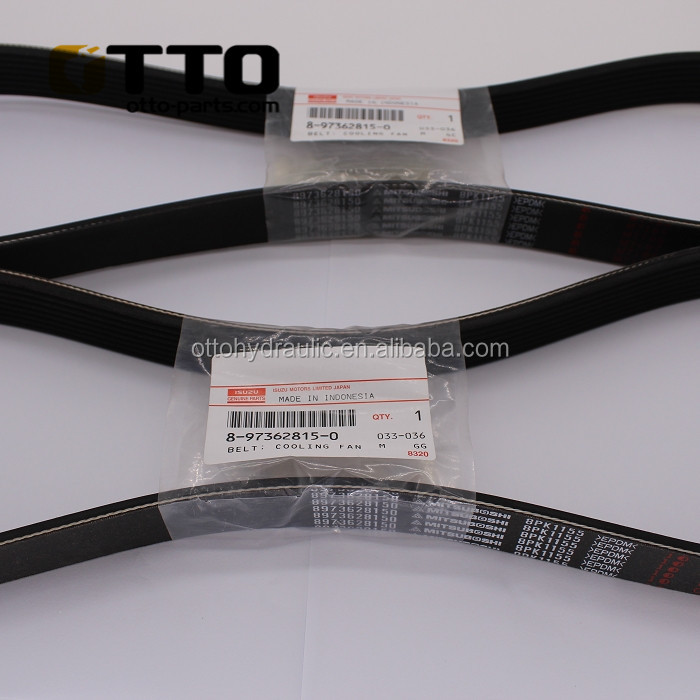 Ryo 4HK1 China Supplier Japan Original New Engine Fan Belt 8PK