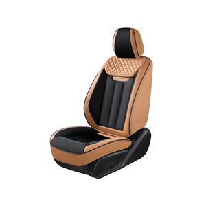 Coprisedile per <span class=keywords><strong>Auto</strong></span> di Lusso Universale all'Ingrosso in Pelle e <span class=keywords><strong>Cotone</strong></span> a Rete Traspirante di Alta Gamma a Copertura Totale - Product Image 3