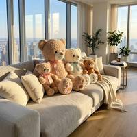 Peluches douces haute densité avec broderie exquise - Certifiées CE/CPC, jouets en peluche OEM/ODM sans danger pour les enfants