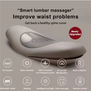 Almohadilla de Masaje Lumbar Inteligente de Alta Calidad con Vibración y Pulso, Masajeador Corporal Eléctrico con Calor y Tracción para Estirar la Cintura - Product Image 4