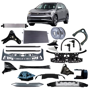 SINEREN Grille de pare-chocs avant Cache de phare antibrouillard Garniture extérieure en plastique Vente en gros pour <span class=keywords><strong>VW</strong></span> <span class=keywords><strong>ID6</strong></span> - Product Image 1