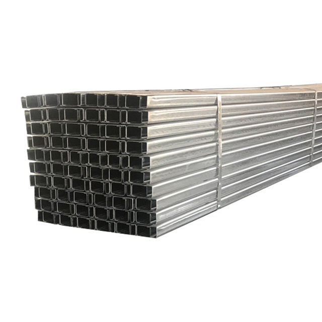 ASTM A36 Galvanized Cold Formed Section Steel Structural C Shape Profile Channel Steel Truss Slotted C U Z Beam C Steel Purlin