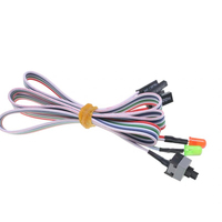 Tombol POWER RESET Kabel Jumper Tombol Daya Sasis Komputer Desktop Kabel Saklar Host Kabel Restart