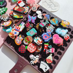 Grande vente : Perles focales en silicone mélangées pour la fabrication de stylos, accessoires de bijoux, breloques à mâcher pour bébé, forme imprimée - Product Image 2