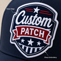 Parches Bordados Personalizados con Logotipo, Apliques Termoadhesivos o para Coser en Ropa, Gorras y Bolsos, Proveedor de Fábrica al por Mayor