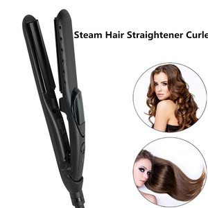 Cree su propia marca profesional Steam Electric Fast Spray Flat Iron Hair Straightener Brush Ceramic para un estilo personalizado - Product Image 4