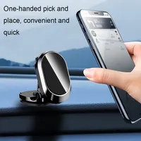 Support de téléphone magnétique pour voiture OEM, mini, en alliage de zinc, pliable, étanche, pour voiture, 360° °   Support de voiture rotatif