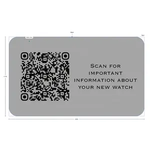 Custom branding gift matte luxury 1mm metal business cards with qr code