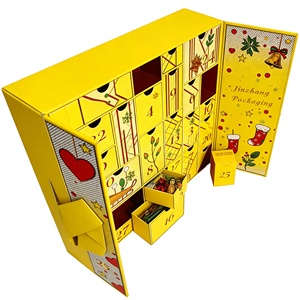 Caja <span class=keywords><strong>de</strong></span> Calendario <span class=keywords><strong>de</strong></span> Adviento Vacía para Rellenar, Regalo <span class=keywords><strong>de</strong></span> Navidad 2026, Embalaje Rígido Mate para Cosméticos, Perfumes y Productos <span class=keywords><strong>de</strong></span> Belleza, 24 Días, para Eid y Ramadán - Product Image 1