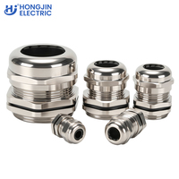 Connecteurs de câble métalliques réglables NPT 1/2 3/4 1 pouce, norme CE, en laiton nickelé