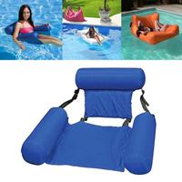 Chaise flottante de piscine gonflable pliable, siège de salon, lit-balançoire de divertissement, sécurité, pour adultes, offre spéciale