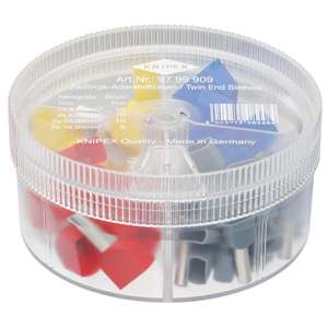 KNIPEX 97 99 909 Boîtes d'assortiment avec 45 embouts à double fil 4 pièces - Product Image 1