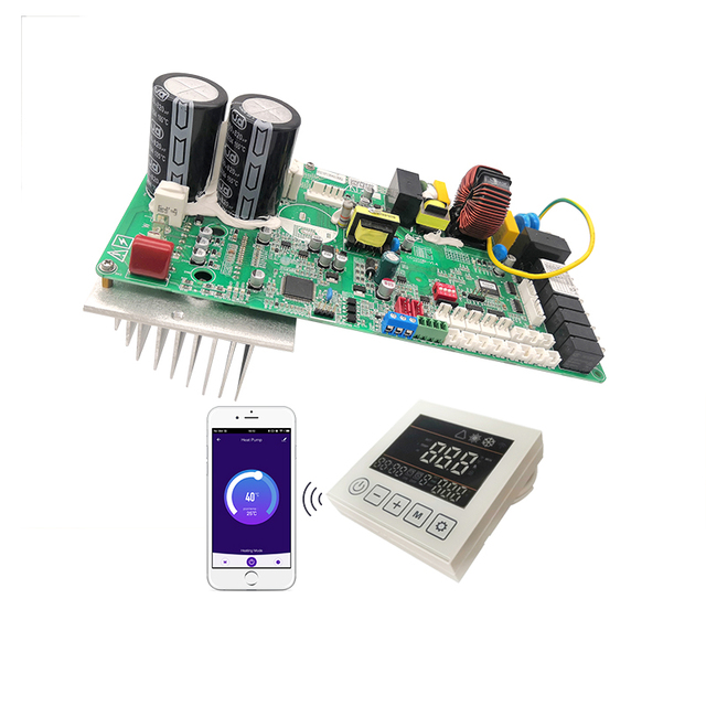 Tuya Wifi Inverter Heat Pump Controller for Swimming Pool PCBA (PCB Board) with Remote Control