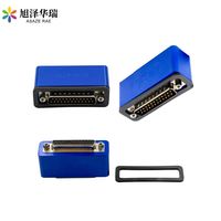 Conector hermético sellado con epoxi Asaze Rae de densidad normal, 25 pines, marco B, D-SUB para equipos de semiconductores