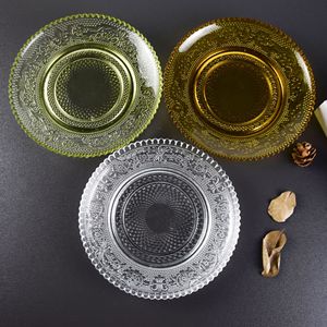 Großhandel Hochzeits- und Gastronomie-Servierplatten Klare Glasplatten für Hotels, Restaurants und Bankette - Product Image 6