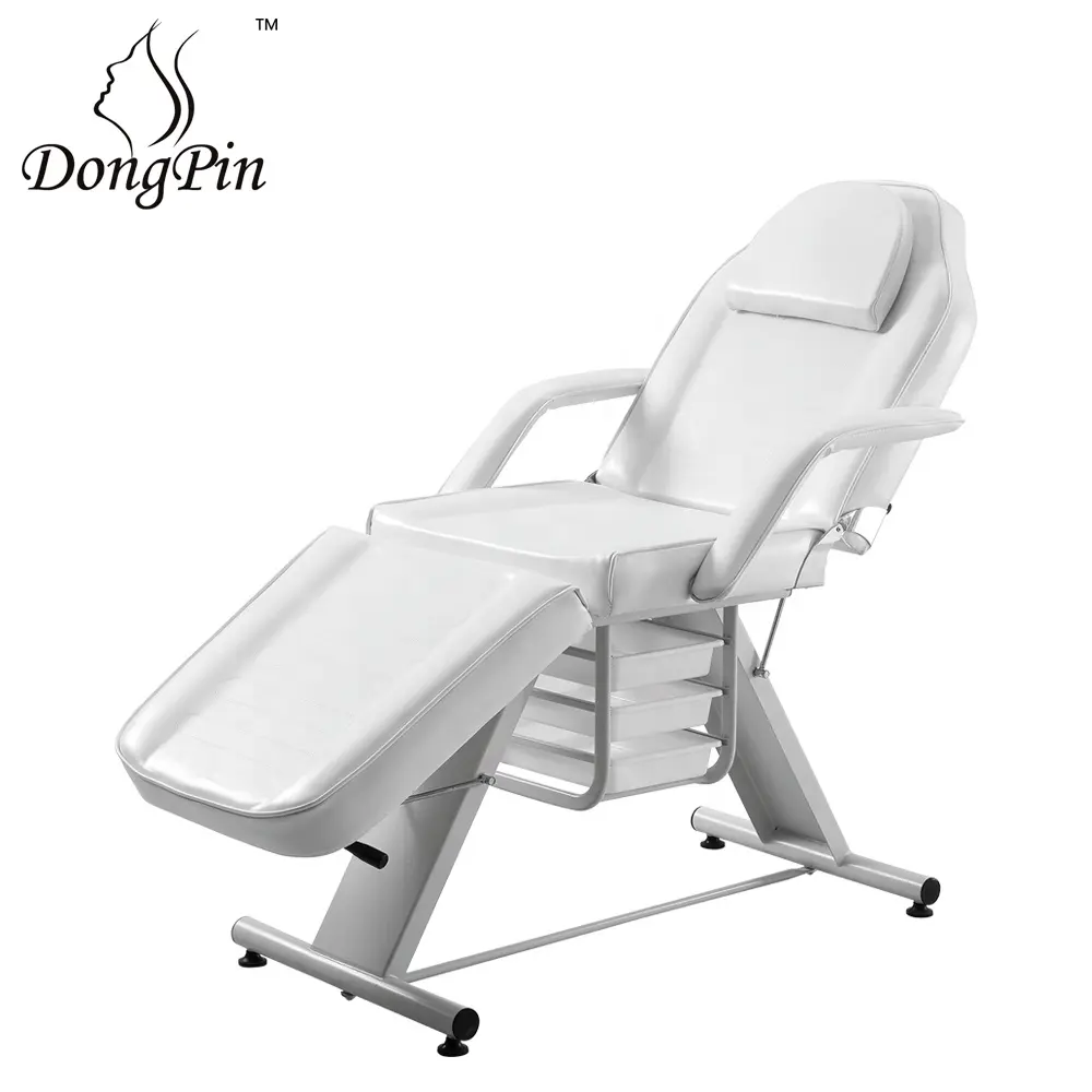 Lit de Massage hydraulique, lit facial pour salon de spa, réglable et pliable, chaise cosmétique