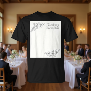 Camiseta personalizada para invitados de boda, idea alternativa para firmar - Product Image 3