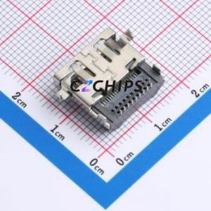 GT-HD012A-SNNG0 HDMI Connector Through hole Component (THT) Connector HDMI-A Female 19P Sink Board - Product Image 2