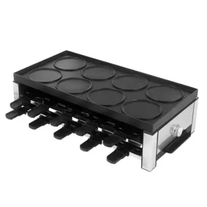 Camadas duplas Sem Fumaça Multifunções Doméstico Elétrico Tabletop BBQ Portátil Quadrado Churrasco Grill