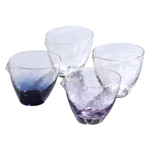 ชุดกาน้ำ<span class=keywords><strong>ชา</strong></span>แก้วลายตอกขอบทองไล่เฉดสี ดีไซน์หรูหรา ขายดี เหมาะสำหรับพิธีชงชา กงฟู ใช้ในบ้าน หรือเป็นของขวัญ - Product Image 1