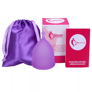 Vasos de fábrica respetuosos con el medio ambiente, venta al por mayor, donde comprar personalizado y esterilizador, esterilizador, <span class=keywords><strong>copa</strong></span> <span class=keywords><strong>Menstrual</strong></span>, taza limpia - Product Image 1