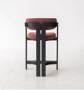 Tabourets en bois massif au design nordique moderne, rembourrés en tissu, pour <span class=keywords><strong>cuisine</strong></span> et comptoir, confortables, modèle BC-680E - Product Image 2