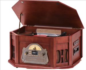 Pemutar CD Pemutar Piringan Hitam Retro Portabel - Product Image 3